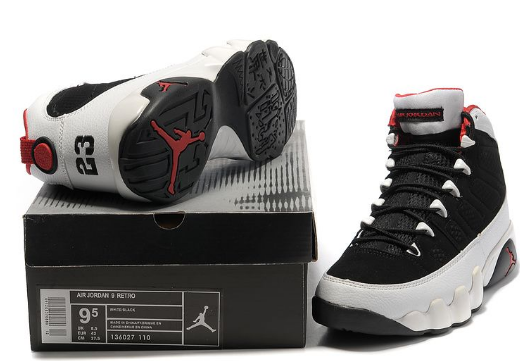 Air Jordan 9 GS Johnny Kilroy Shoes - Click Image to Close